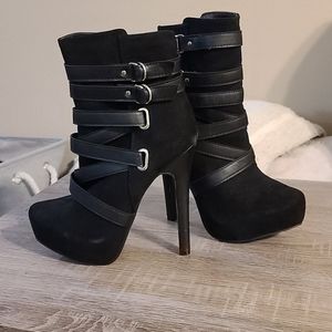 Black high heels
